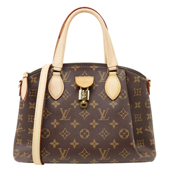 Louis Vuitton  Rivoli PM Monogram Canvas Satchel Bag Brown - Picture 1 of 16